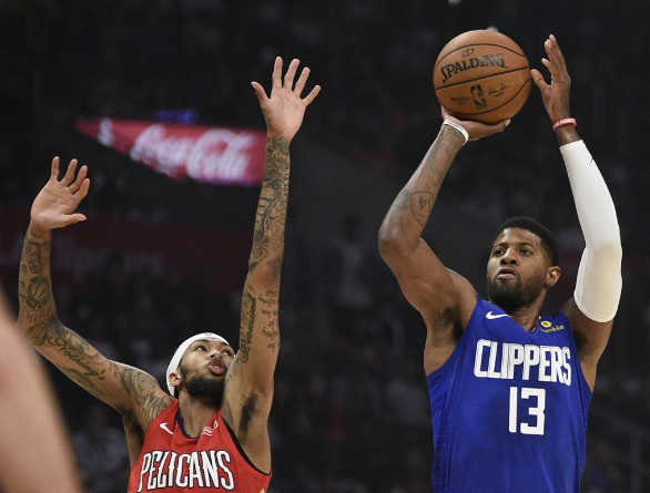 包含篮网擒鹈鹕祭旦拉德好搭档，“步行”上演复出的词条